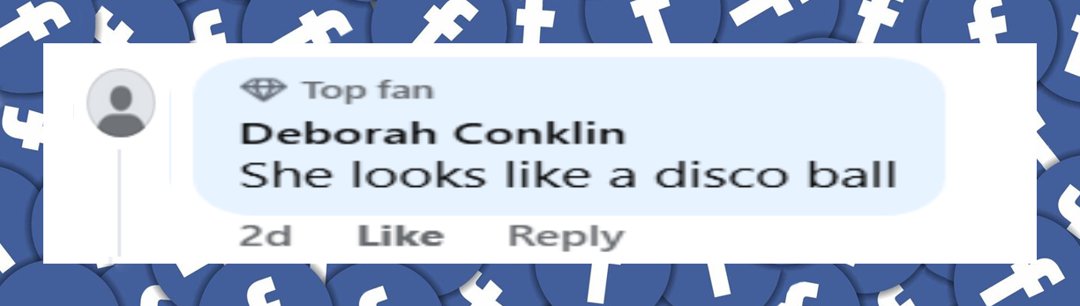 A netizen's comment about Melania Trump's outfit on December 31, 2025 | Source: Facebook/Cultura Colectiva +