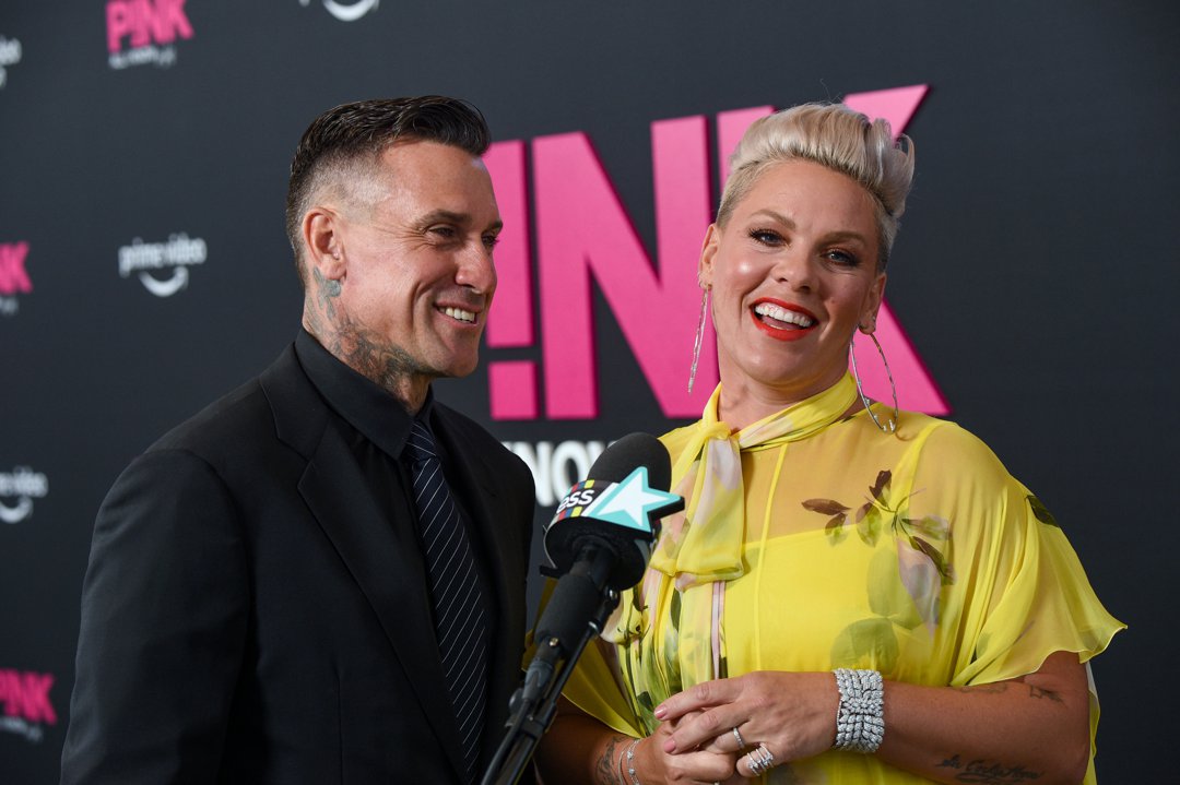 Carey Hart and Pink at the 