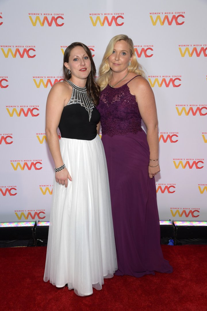 Michelle Licata and Virginia Giuffre at the 2019 Women's Media Awards on October 22 in New York, United States. | Source: Getty Images