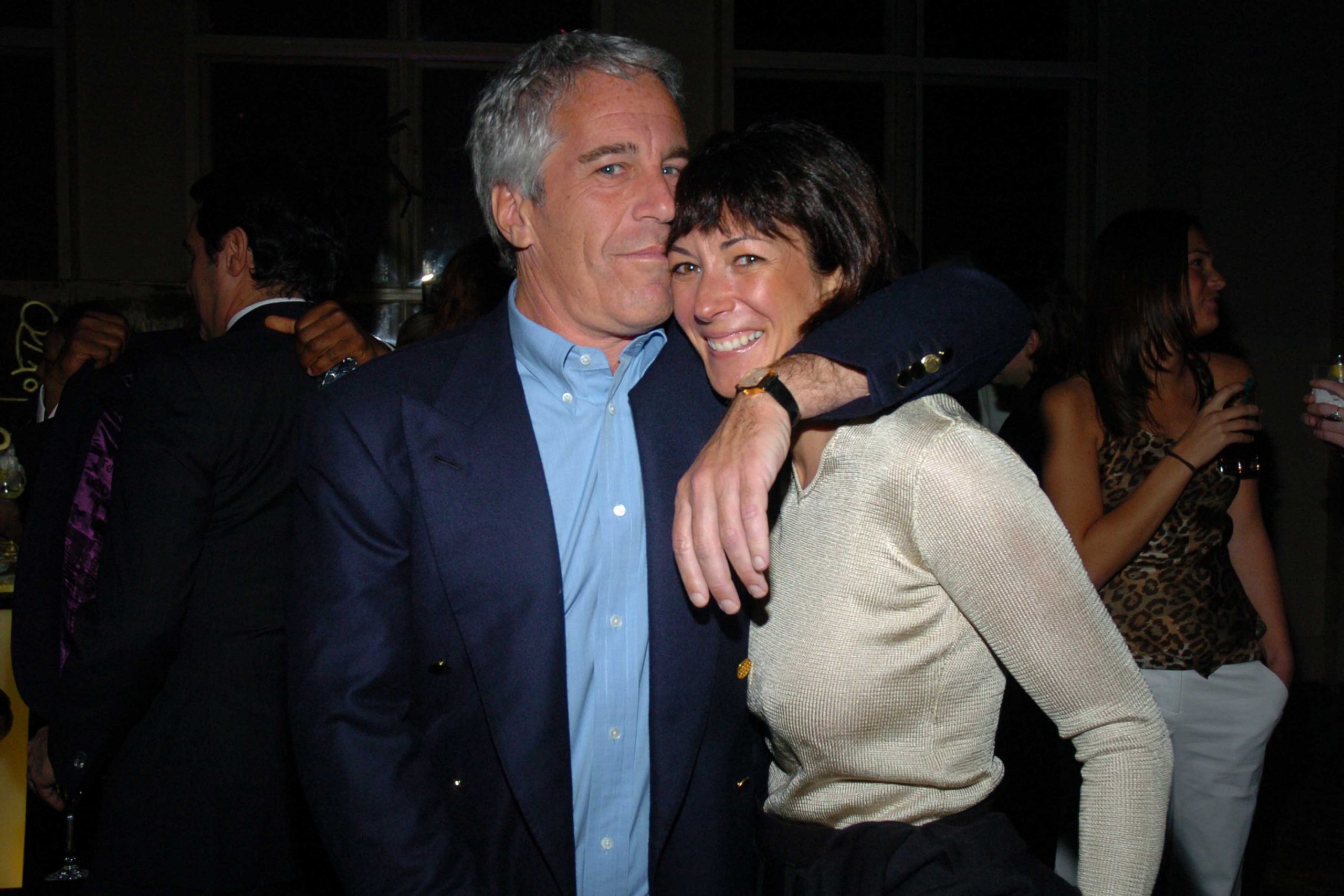 Jeffrey Epstein and Ghislaine Maxwell at The 2005 Wall Street Concert Series Benefiting Wall Street Rising on March 15, 2005, in New York, United States. | Source: Getty Images
