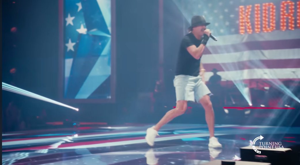 Kid Rock performs during Turning Point USA's 