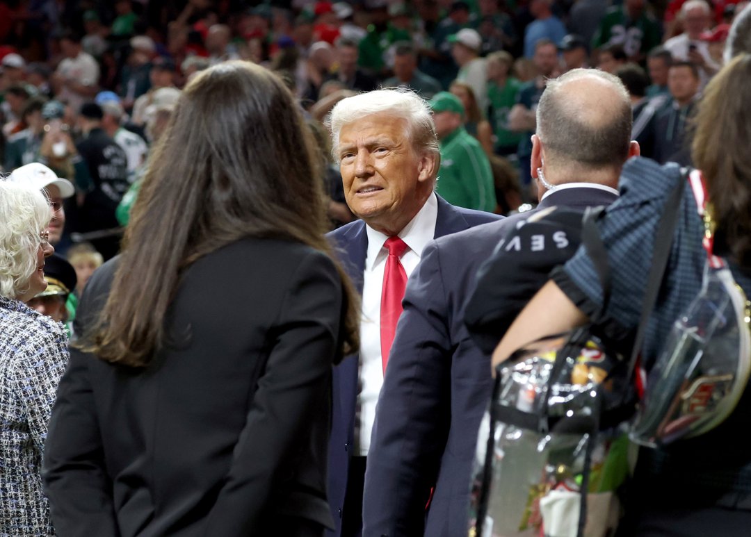 President Donald Trump attends the Super Bowl LIX Pregame at Caesars Superdome on February 9, 2025, in New Orleans, Louisiana | Source: Getty Images