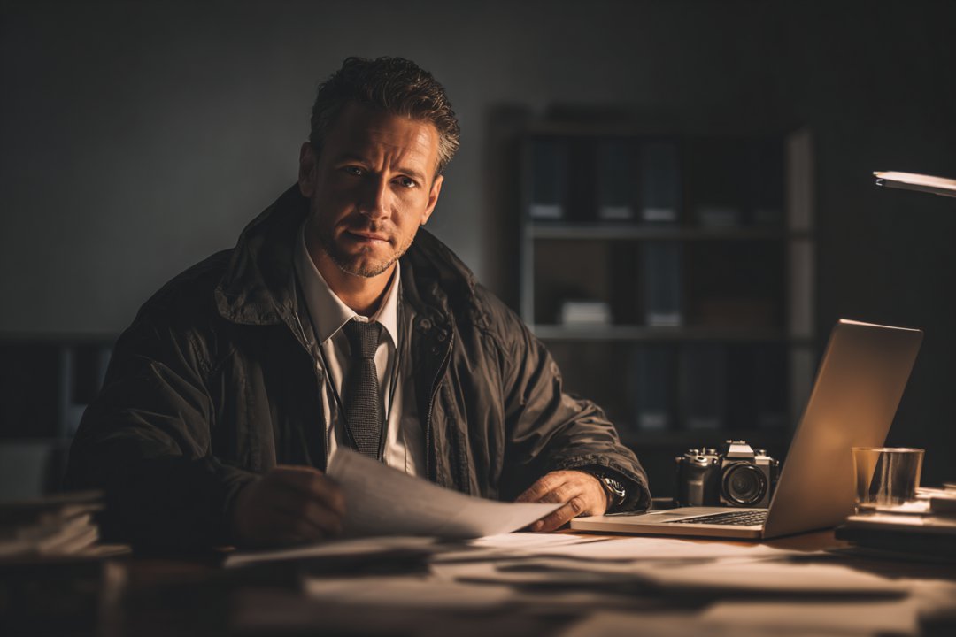 A man sitting at his desk | Source: Midjourney
