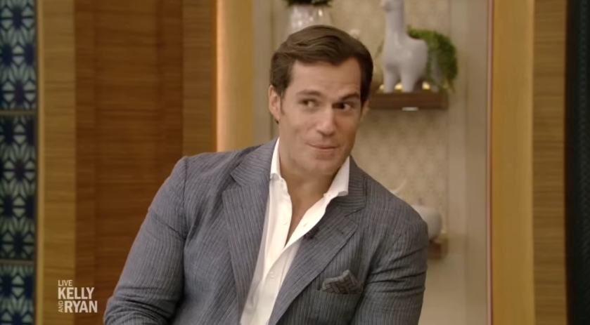 Henry Cavill reacted mid-conversation while recalling a moment involving his nephew that drew laughter from both hosts and the studio audience. | Source: YouTube/LiveKellyandMark