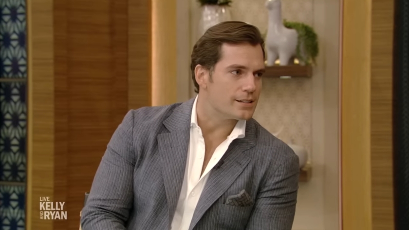 Henry Cavill leaned forward as he recalled a moment involving his nephew that quickly caught the hosts' attention. | Source: YouTube/LiveKellyandMark
