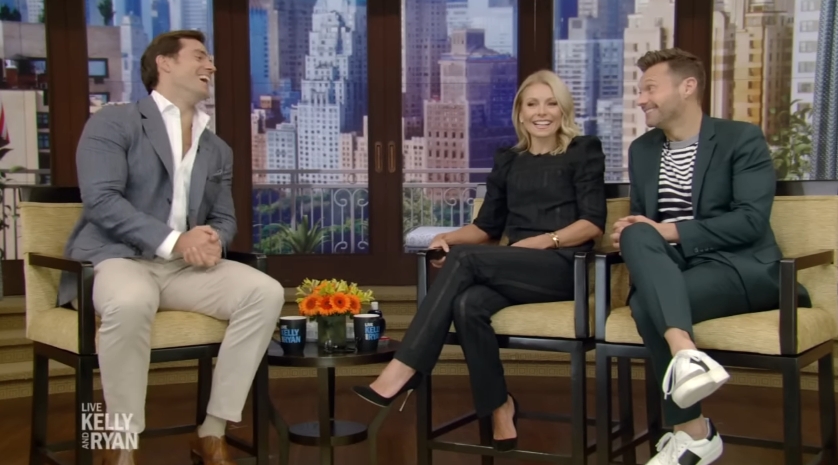 Henry Cavill laughed alongside Kelly Ripa and Ryan Seacrest as the segment concluded, with the anecdote becoming one of the interview's most memorable moments. | Source: YouTube/LiveKellyandMark