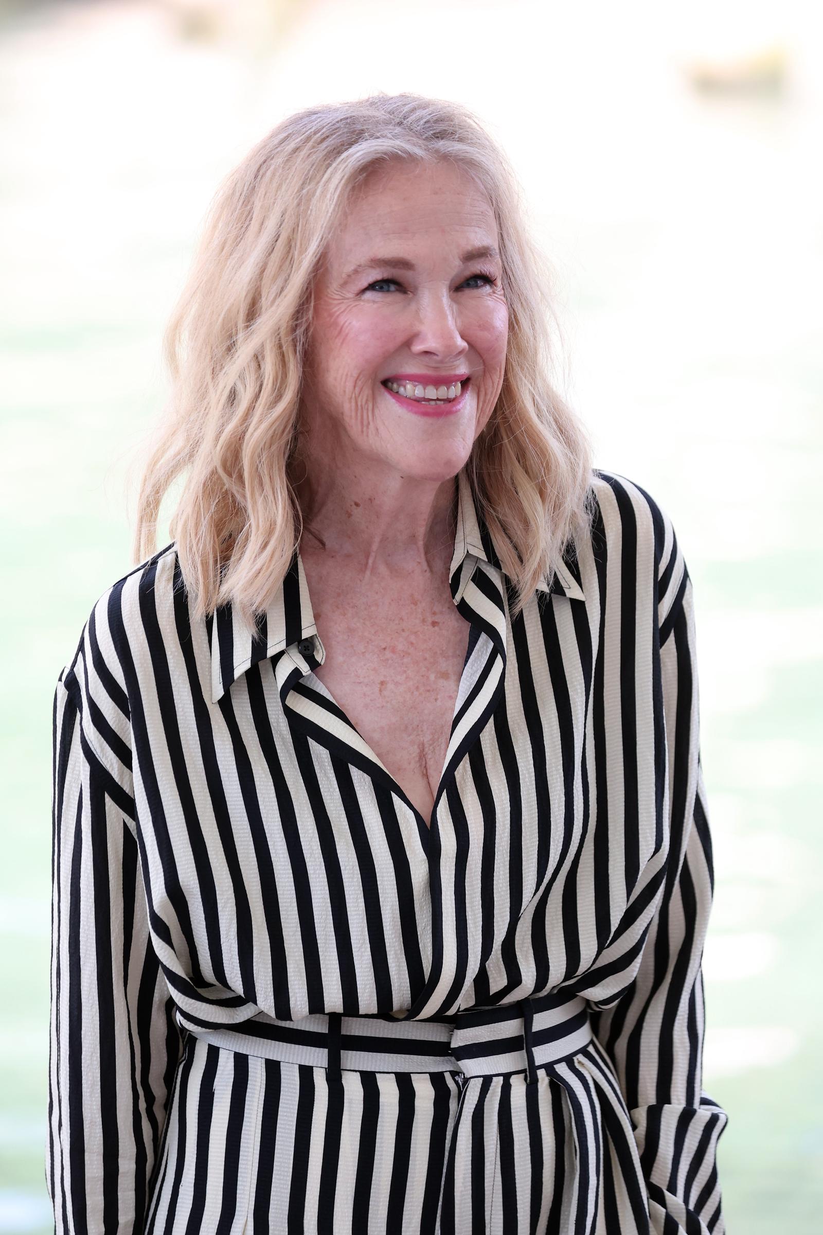 Catherine O'Hara is seen in Venice, Italy on August 28, 2024. | Source: Getty Images