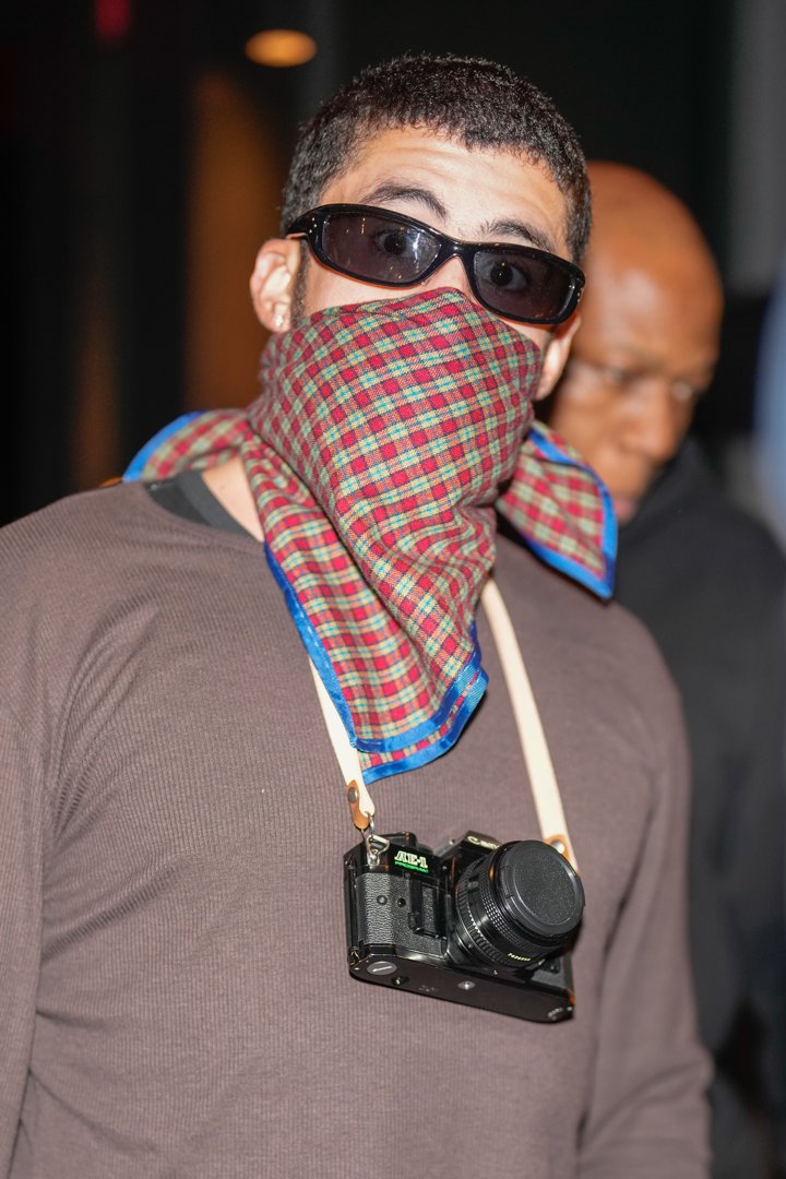 Bad Bunny is seen on January 26, 2024 | Source: Getty Images