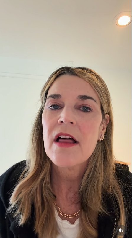 Savannah Guthrie speaks directly to the camera in a calm but serious close-up video message | Source: Instagram/savannahguthrie