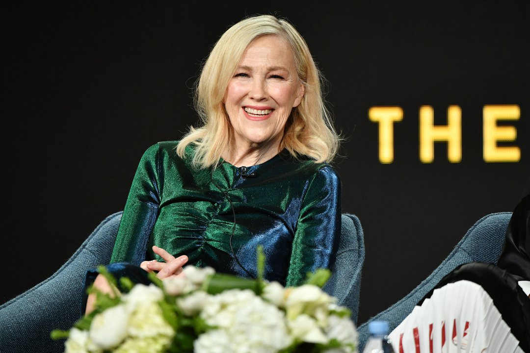 Catherine O'Hara speaks during the Pop TV segment of the 2020 Winter TCA Press Tour at The Langham Huntington, Pasadena on January 13, 2020 in Pasadena, California | Source: Getty Images