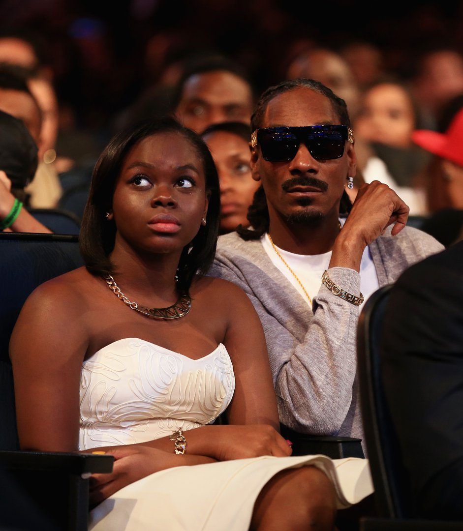 Cori Broadus and Snoop Dogg attend the BET Awards in Los Angeles on June 29, 2014 | Source: Getty Images