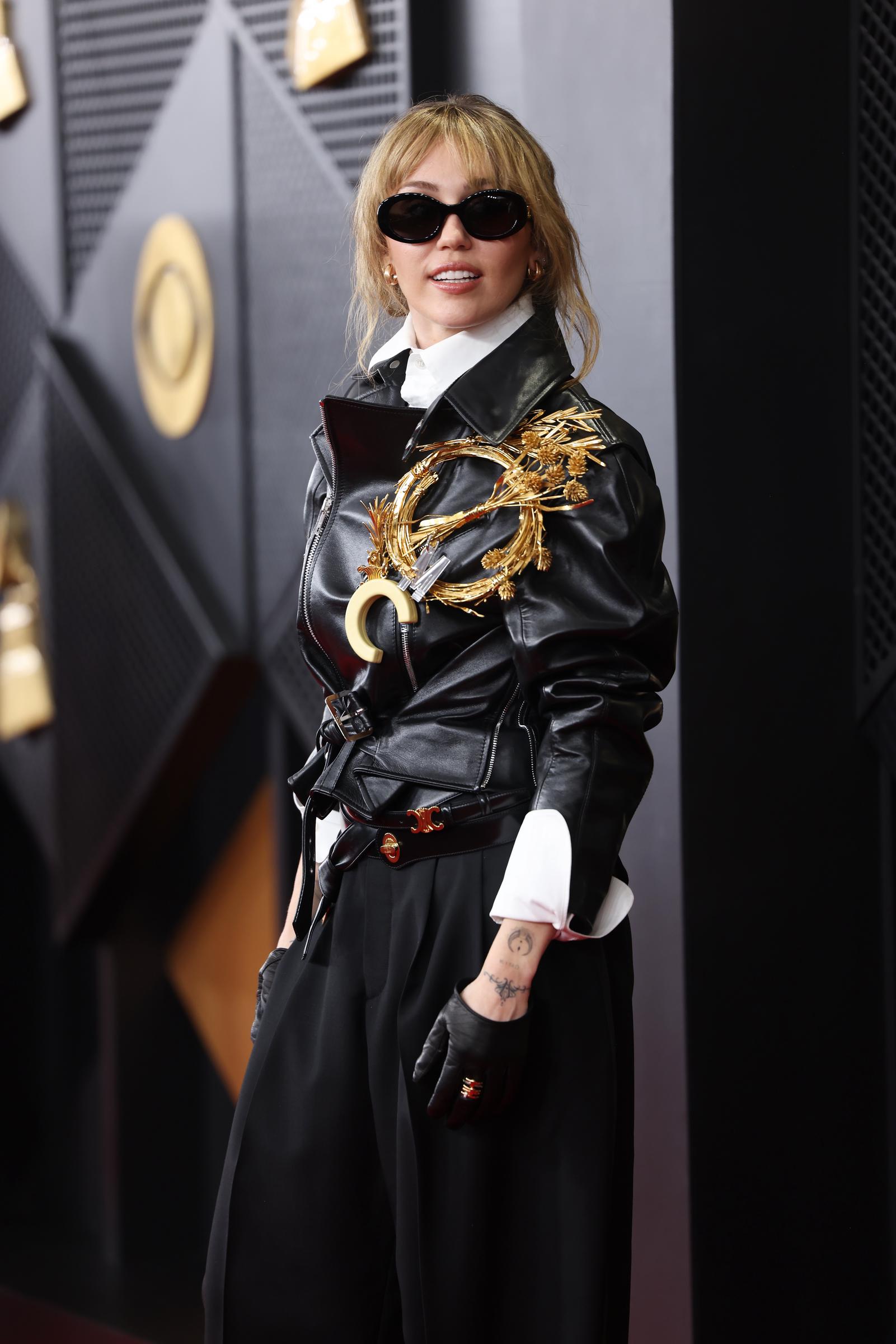 Miley Cyrus arrives on the carpet at the 68th Grammy Awards at Crypto.com Arena on February 1, 2026, in Los Angeles, California | Source: Getty Images