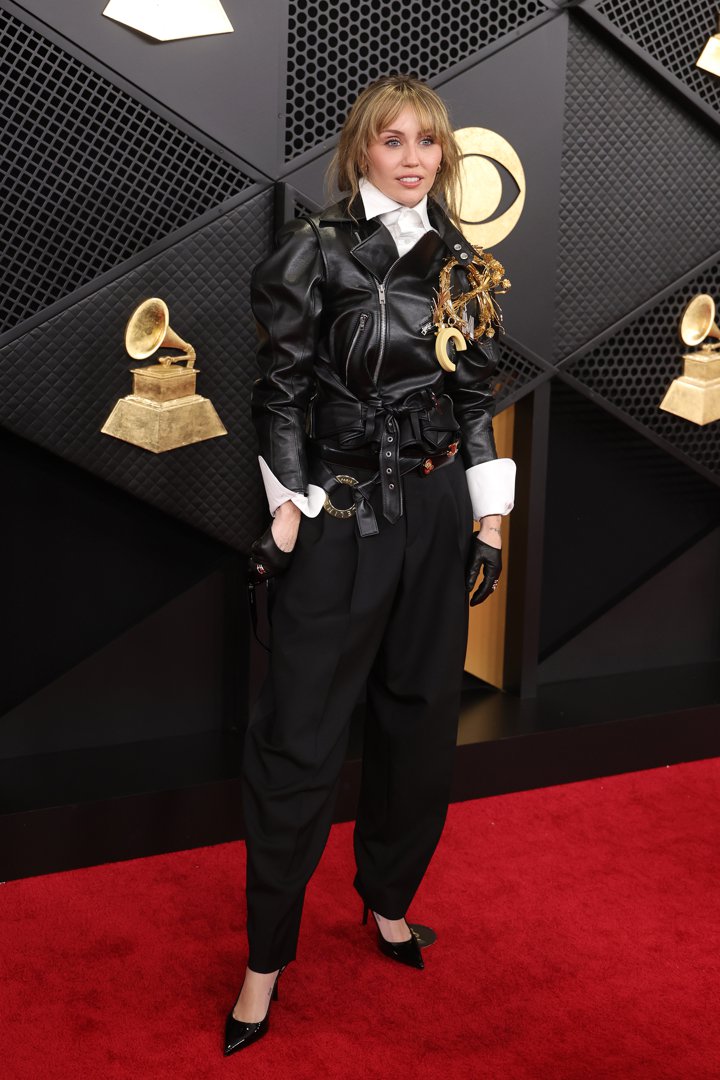 Miley Cyrus arrives on the carpet at the 68th Grammy Awards at Crypto.com Arena on February 1, 2026, in Los Angeles, California | Source: Getty Images