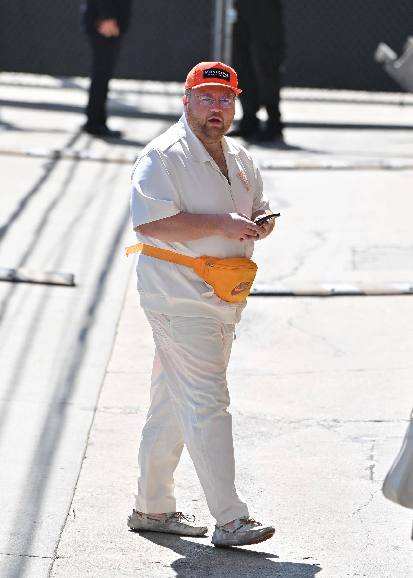 Paul Walter Hauser is seen in Los Angeles, California on July 22, 2025. | Source: Getty Images