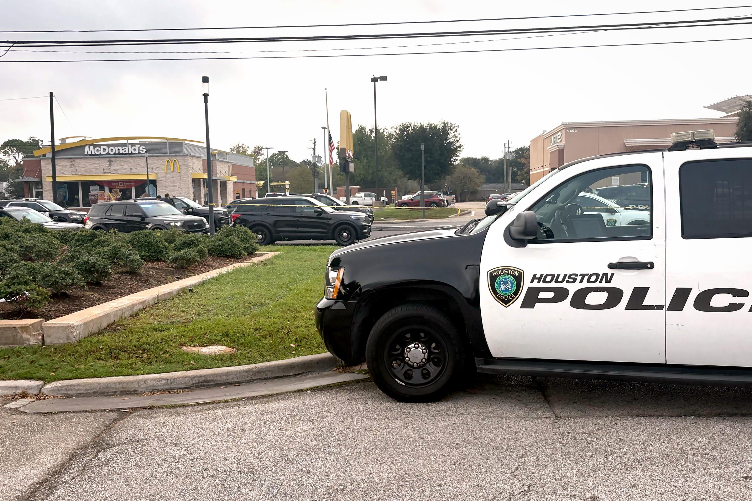 A police car photographed in Texas, United States, on November 21, 2025. | Source: Getty Images