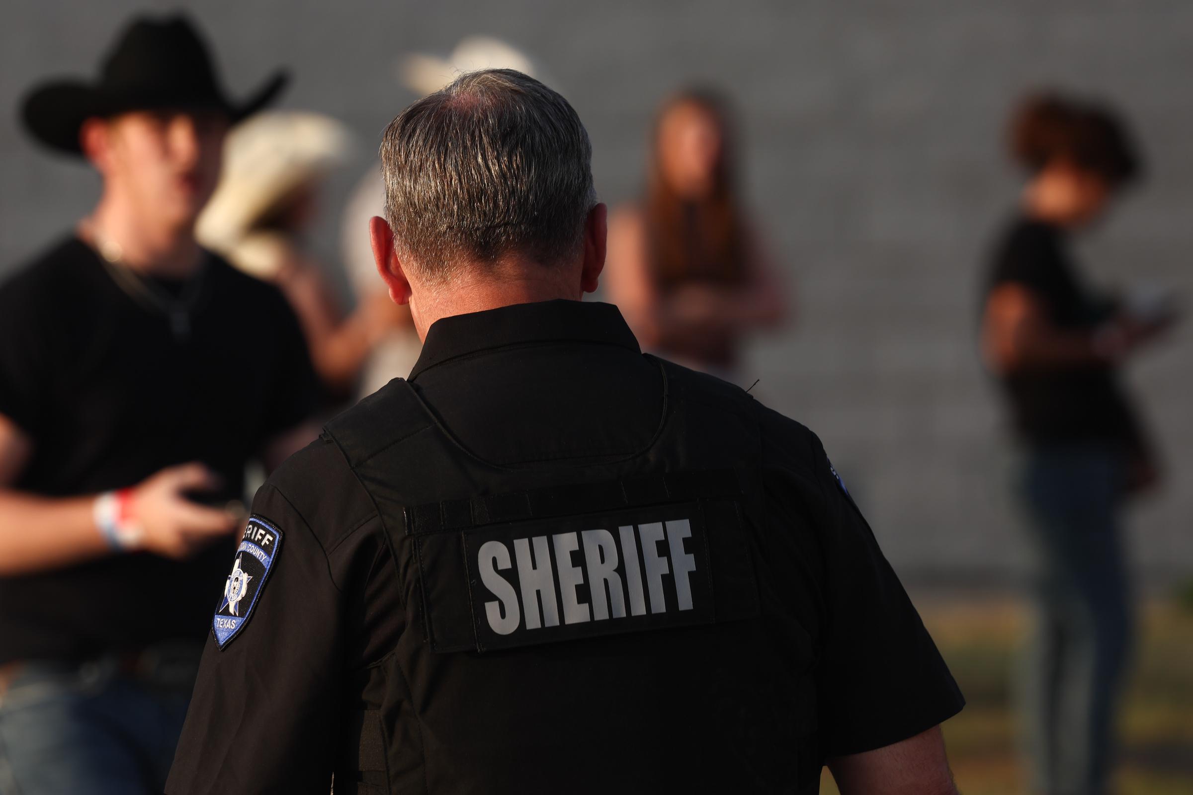 A sheriff photographed in Texas, United States, on October 23, 2025. | Source: Getty Images