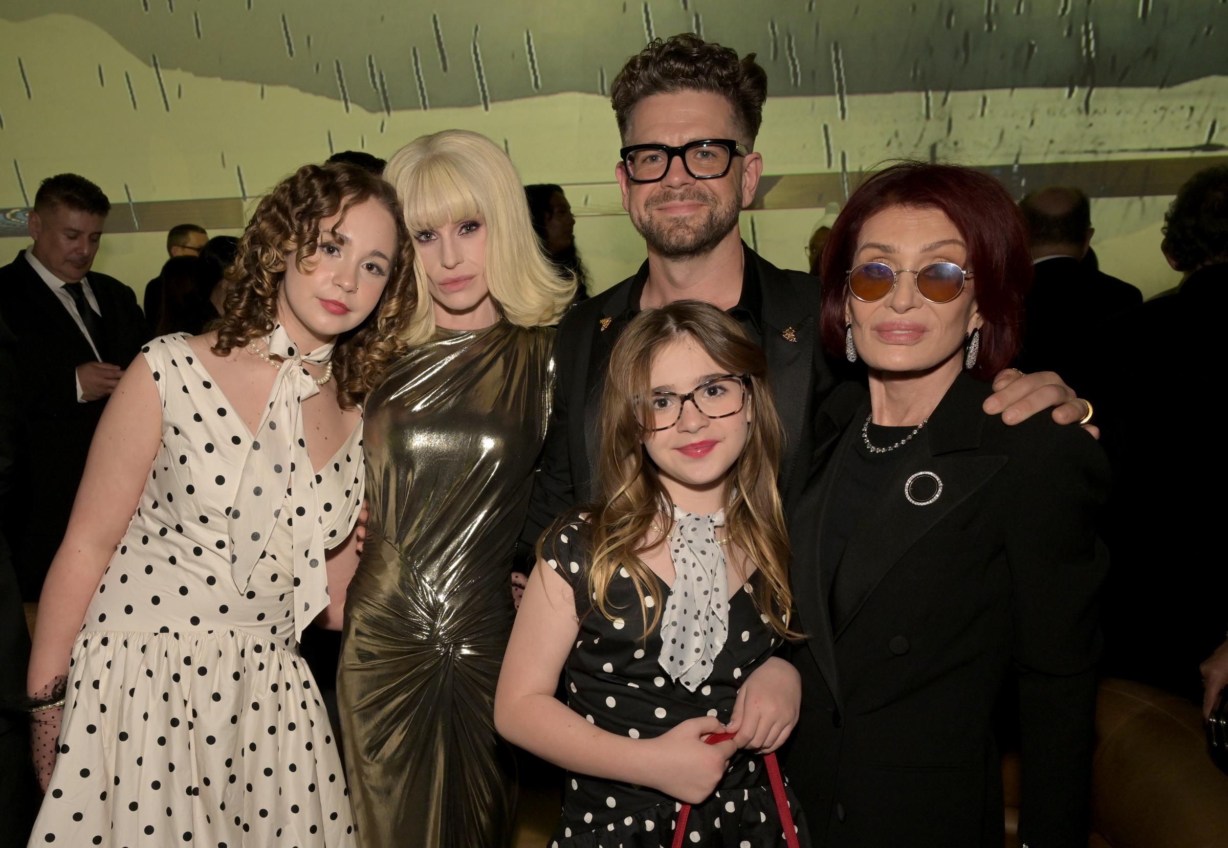 Pearl, Kelly, Jack, Andy and Sharon Osbourne attend Universal Music Group's 2026 Grammy After Party at NYA WEST on 1 February 2026 in Los Angeles, California. | Source: Getty Images
