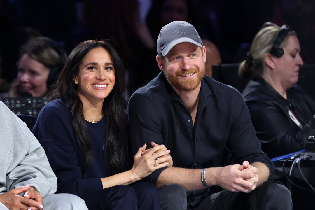 Meghan Markle, Duchess of Sussex, and Prince Harry, Duke of Sussex, at the 75th NBA All-Star Game on February 15, 2026, in California, United States. | Source: Getty Images