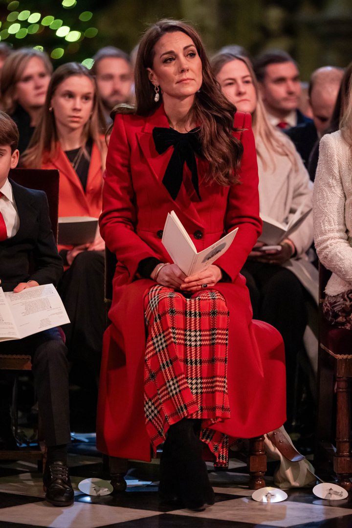 Catherine, Princess of Wales during the Together At Christmas carol service at Westminster Abbey on 6 December 2024 in London, England. | Source: Getty Images