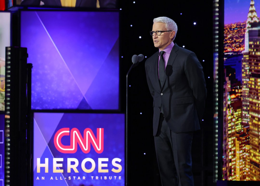 Anderson Cooper speaks during The 15th Annual CNN Heroes: All-Star Tribute on December 12, 2021 | Source: Getty Images