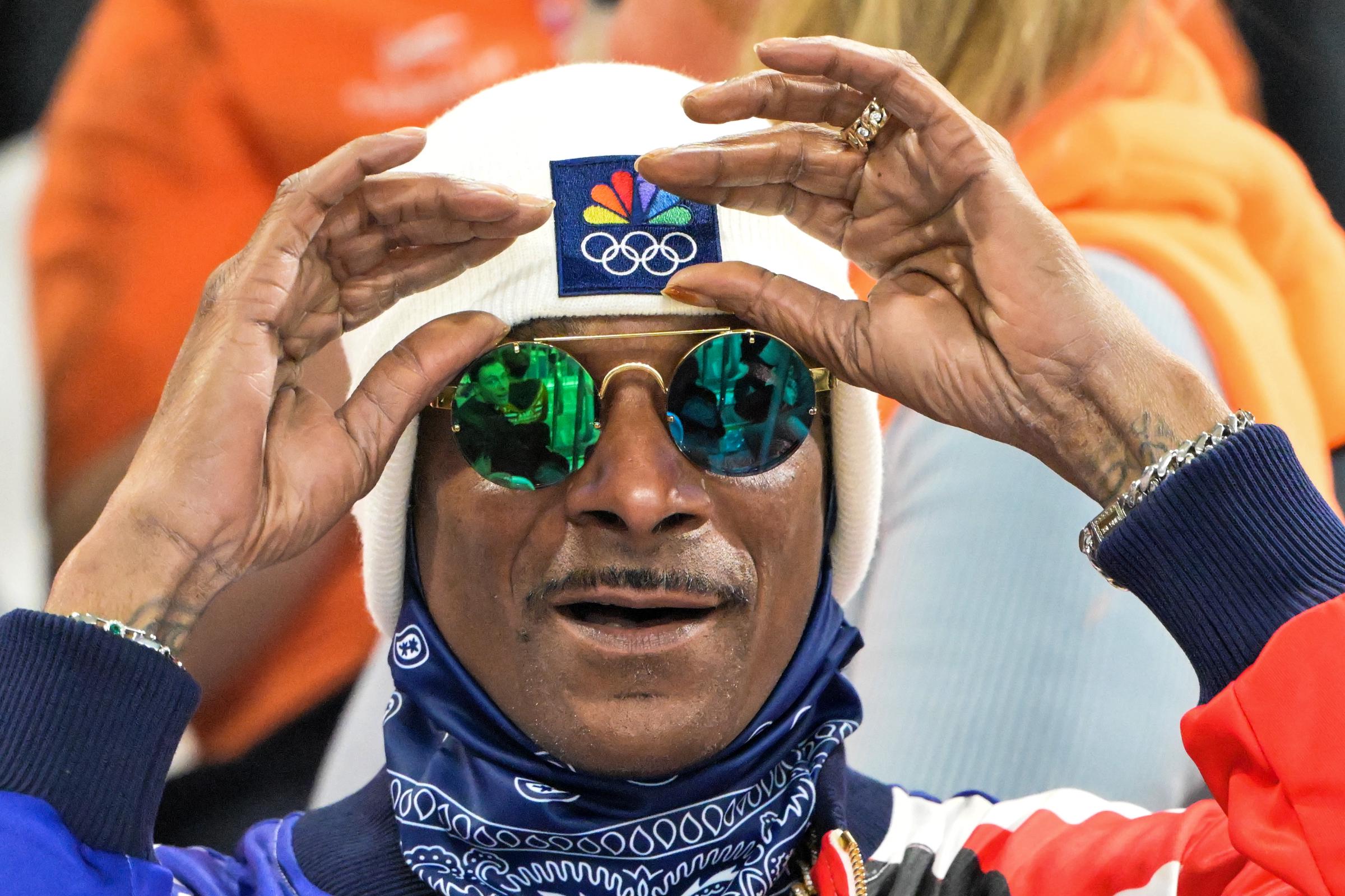 Snoop Dogg arrives for the opening ceremony of the Milano Cortina 2026 Winter Olympic Games | Source: Getty Images