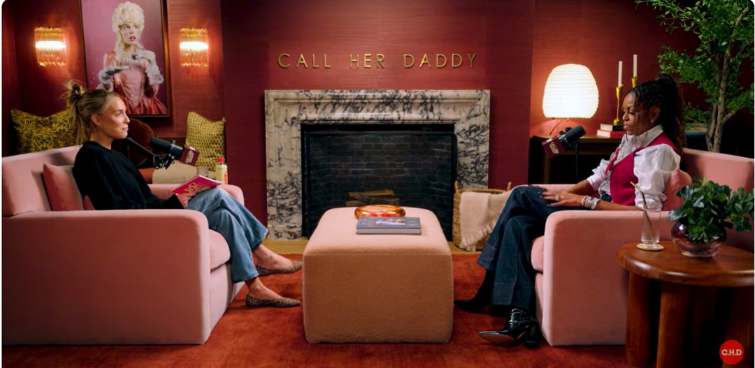 Michelle Obama is on Alex Cooper's podcast, from an episode dated January 21, 2026. | Source: YouTube/CallHerDaddy