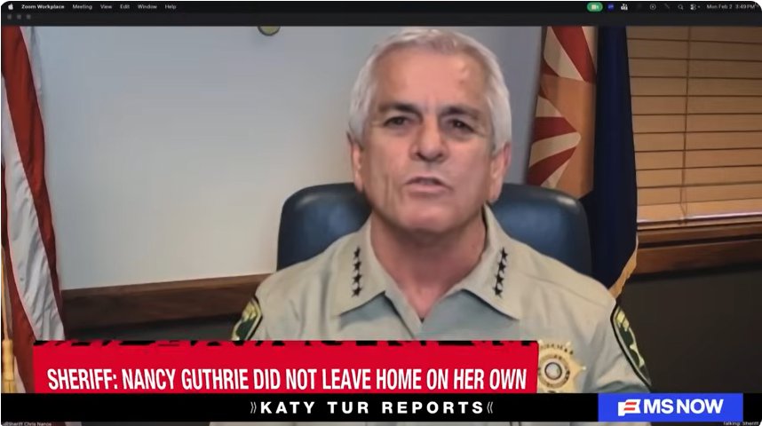 Pima County Sheriff Chris Nanos, from a post dated on February 3, 2026 | Source: YouTube/msnow