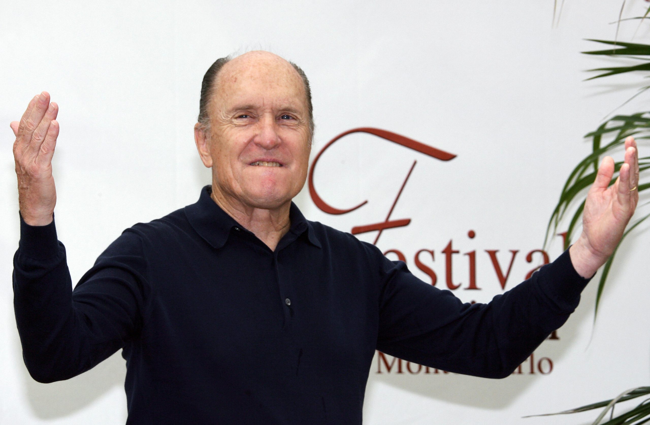 Robert Duvall poses during a photocall for the television series 