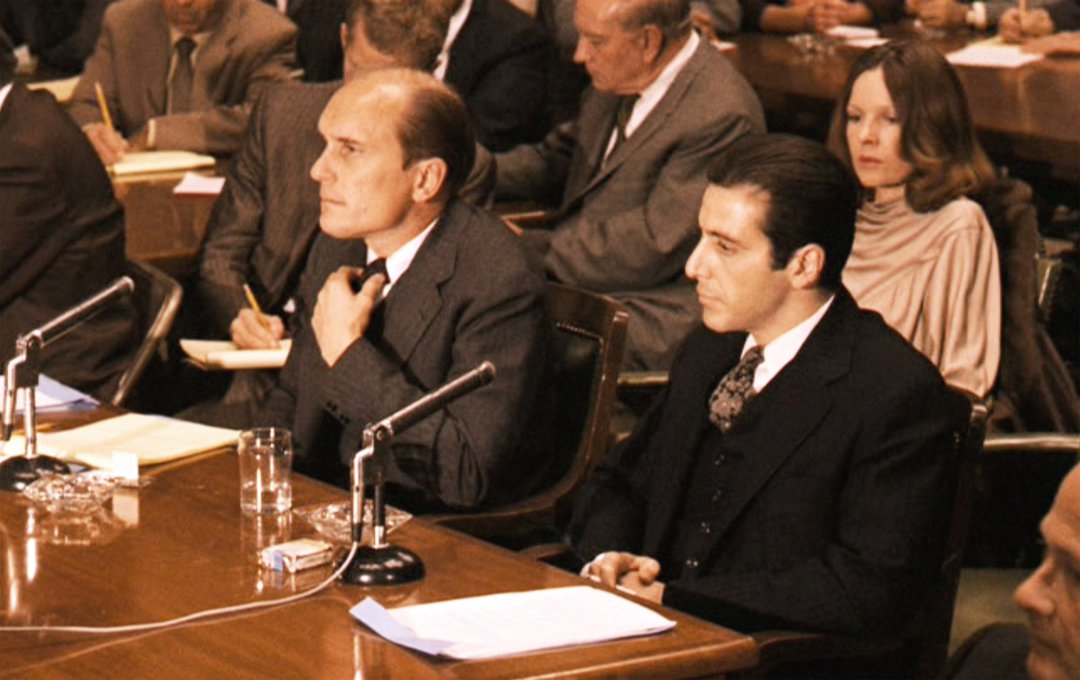 Robert Duvall and Al Pacino appear in 1974 