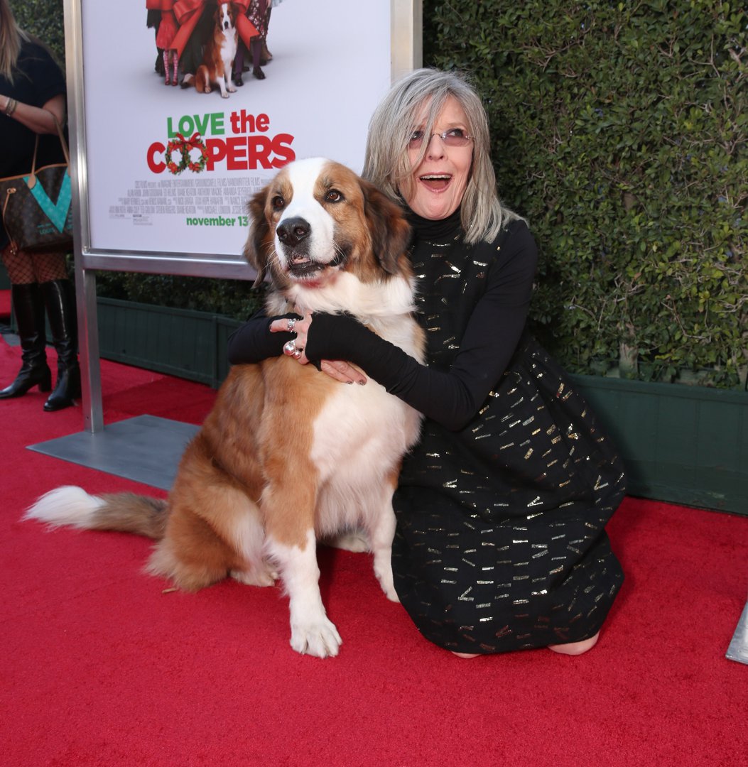Diane Keaton attends the premiere of 