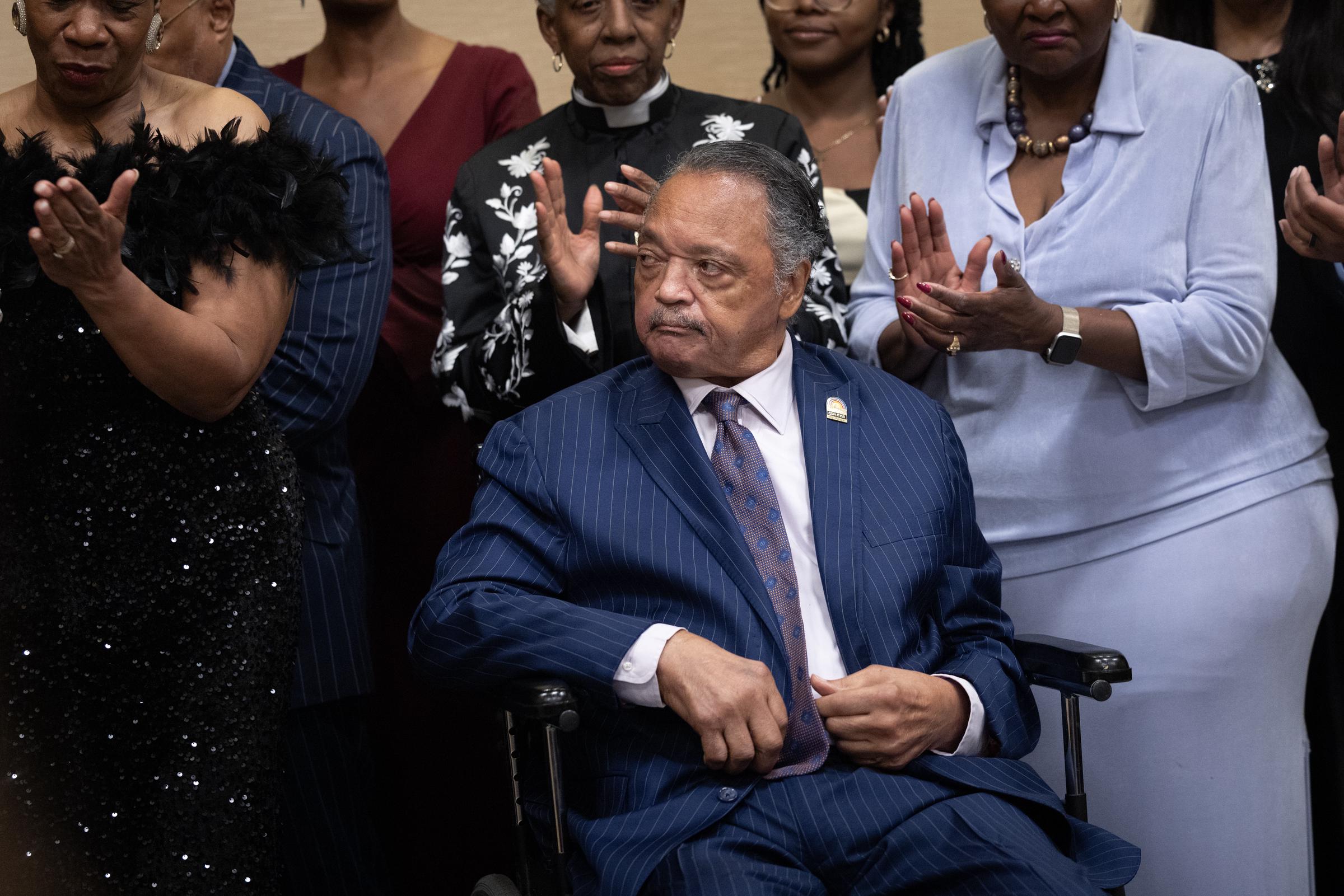Rev. Jesse Jackson at the National Bar Association's annual convention on July 31, 2025, in Chicago, Illinois | Source: Getty Images
