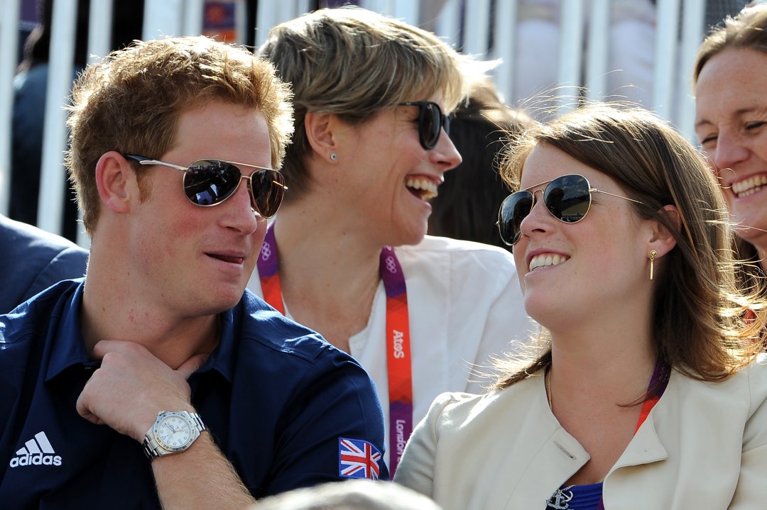 Prince Harry, and Princess Eugenie at the London 2012 Olympic Games at Greenwich Park on July 30, 2012 in London, England. | Source: Getty Images