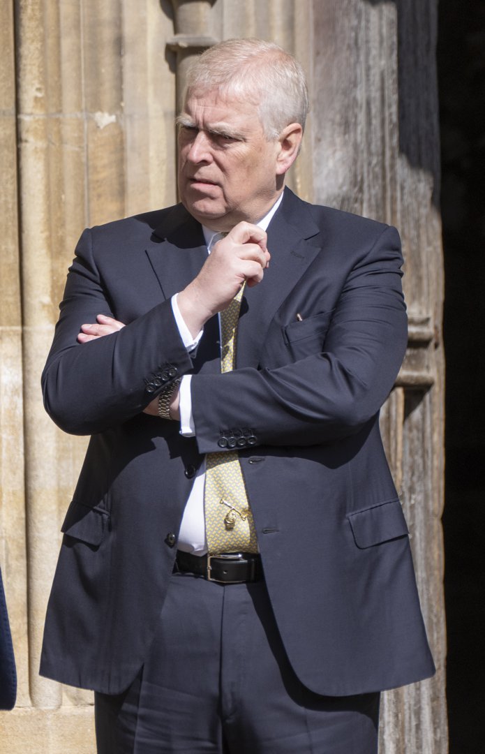Andrew Mountbatten-Windsor at the traditional Easter Sunday Mattins Service at St. George's Chapel on April 20, 2025, in Windsor, England. | Source: Getty Images
