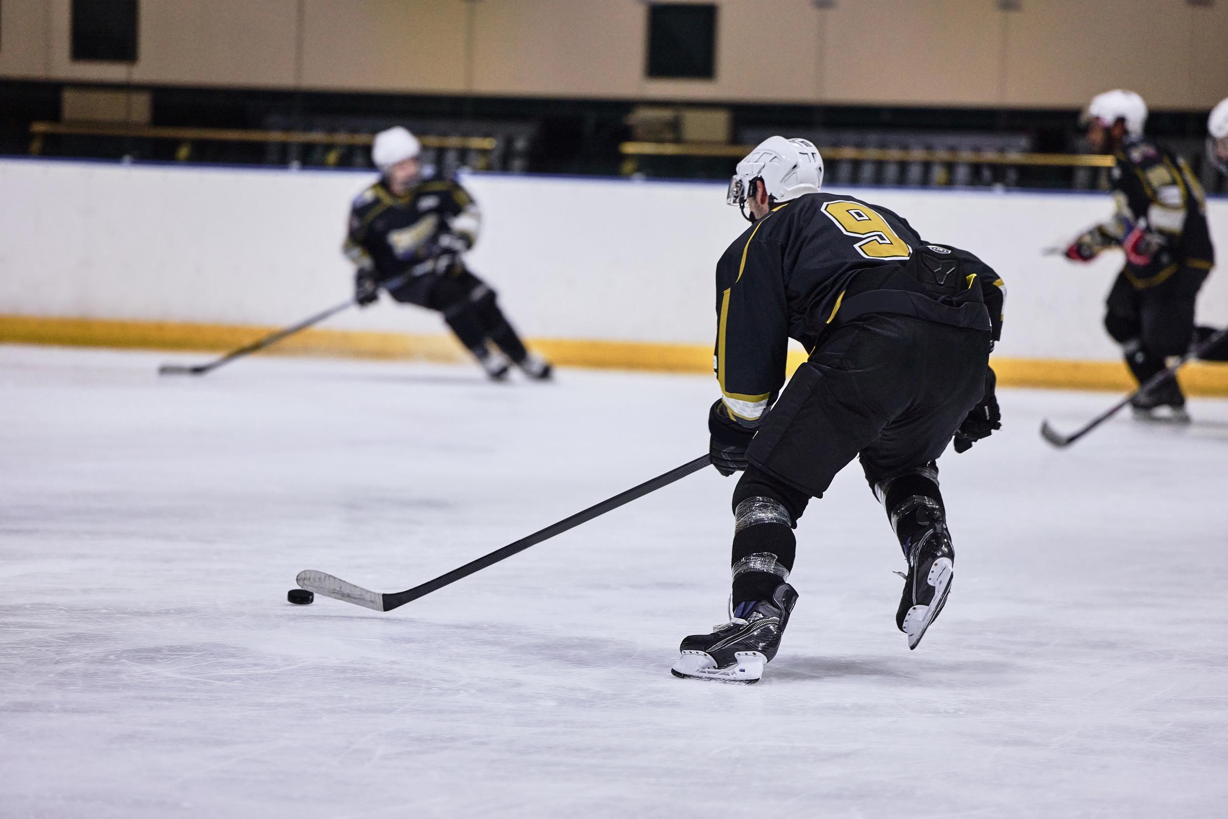 A hockey match. | Source: Getty Images