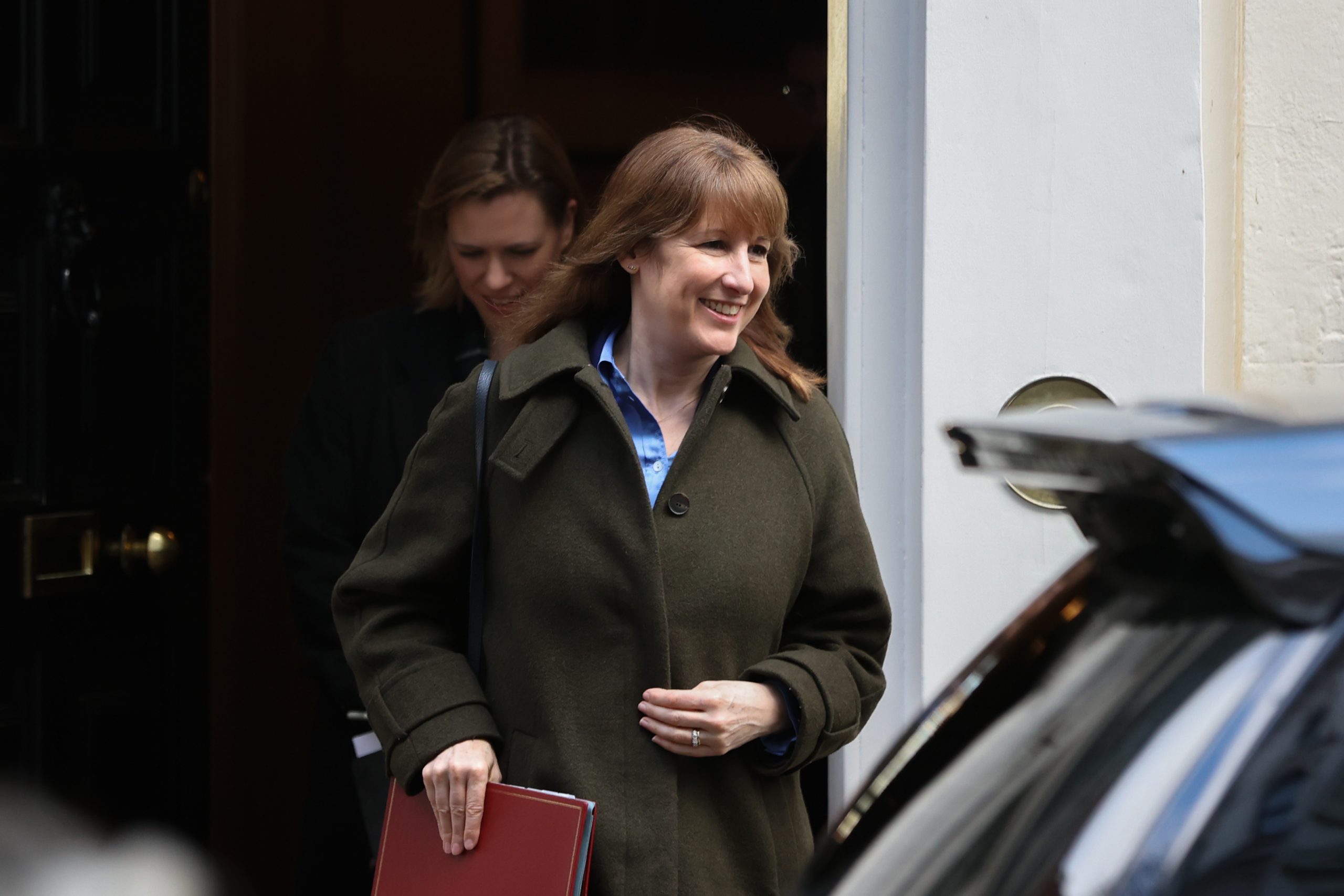 Rachel Reeves departing 10 Downing Street on February 4, 2026, in London, England. | Source: Getty Images