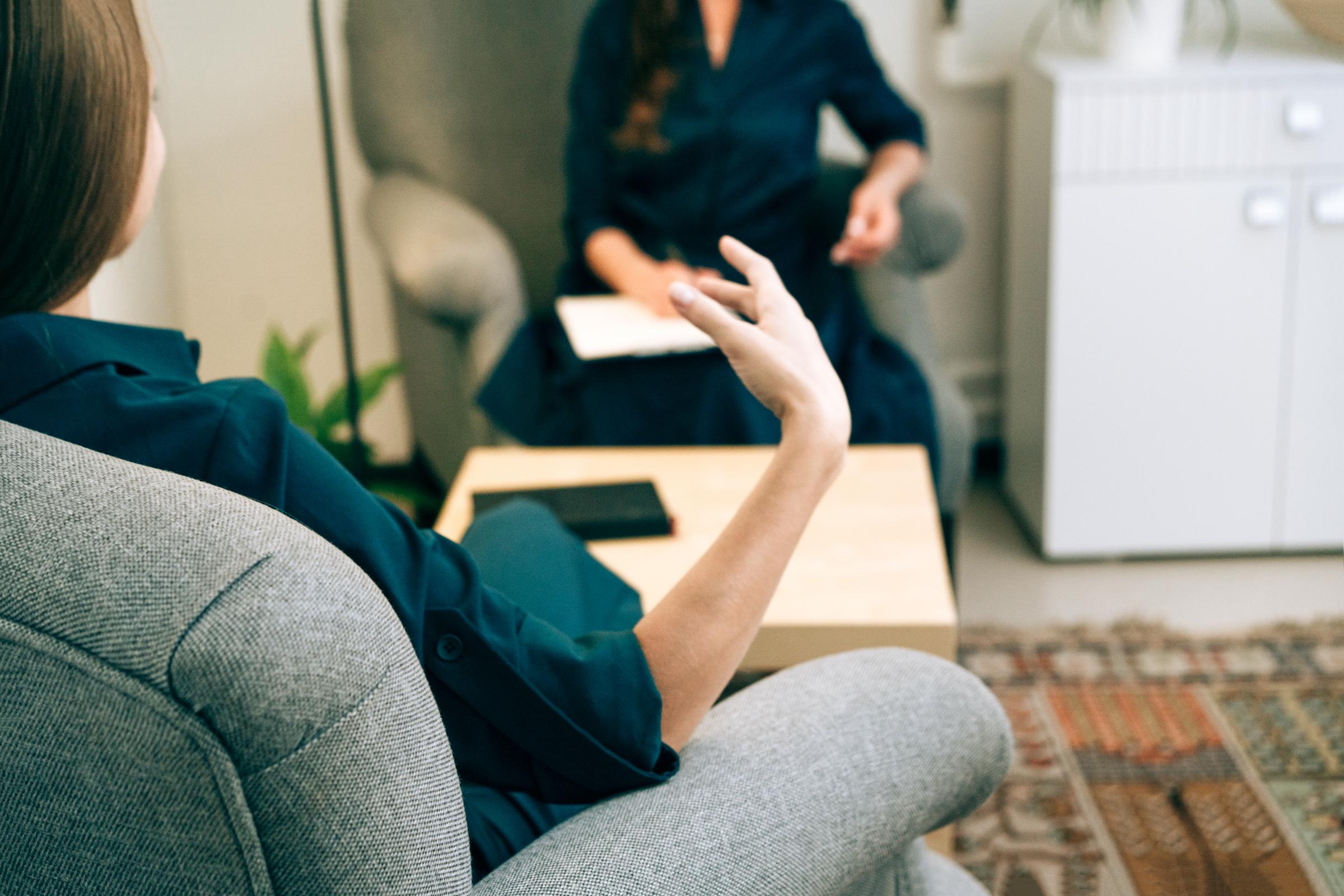 A counselling session. | Source: Getty Images