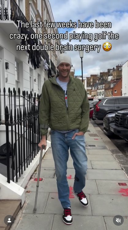 Step by Step: Spotted on a quiet residential street, Smith walks with a crutch, his casual clothes and soft beanie unable to hide his grit. Flashing a warm smile to the camera, he offers a glimpse of hope &mdash; a warrior pushing forward, one step at a time. | Source: Instagram/davidsmithmbe