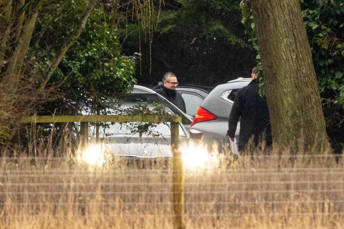 Unmarked vehicles seen at King Charles III's Sandringham Estate on 19 February 2026. | Source: Facebook/The Mirror