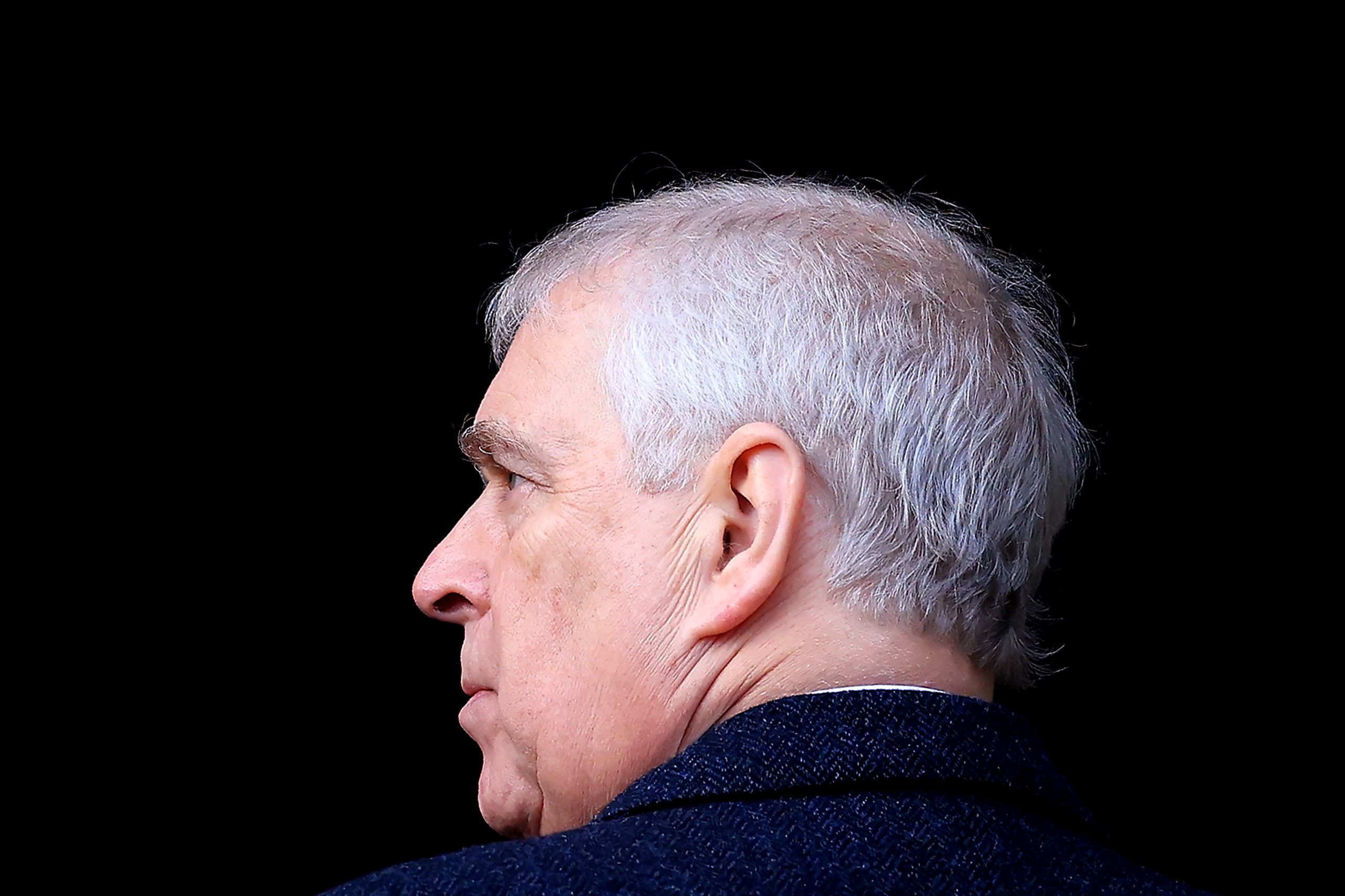 Andrew Mountbatten-Windsor at the Christmas Morning Service at Sandringham Church on 25 December 2023 in Norfolk, England. | Source: Getty Images