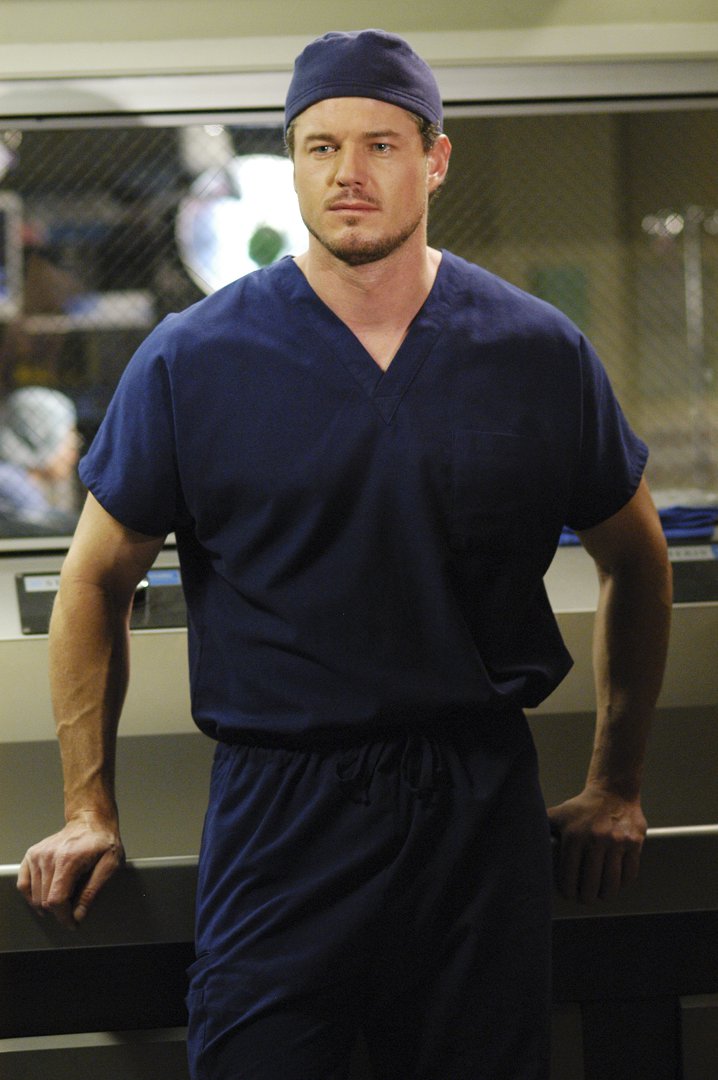 Eric Dane is in a surgeon's cloth on the 21st episode of Season 3 on 