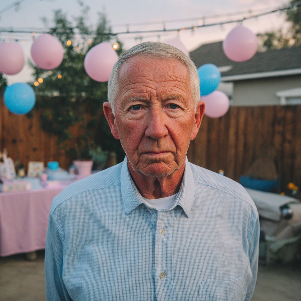 A pensive old man standing outside | Source: Midjourney