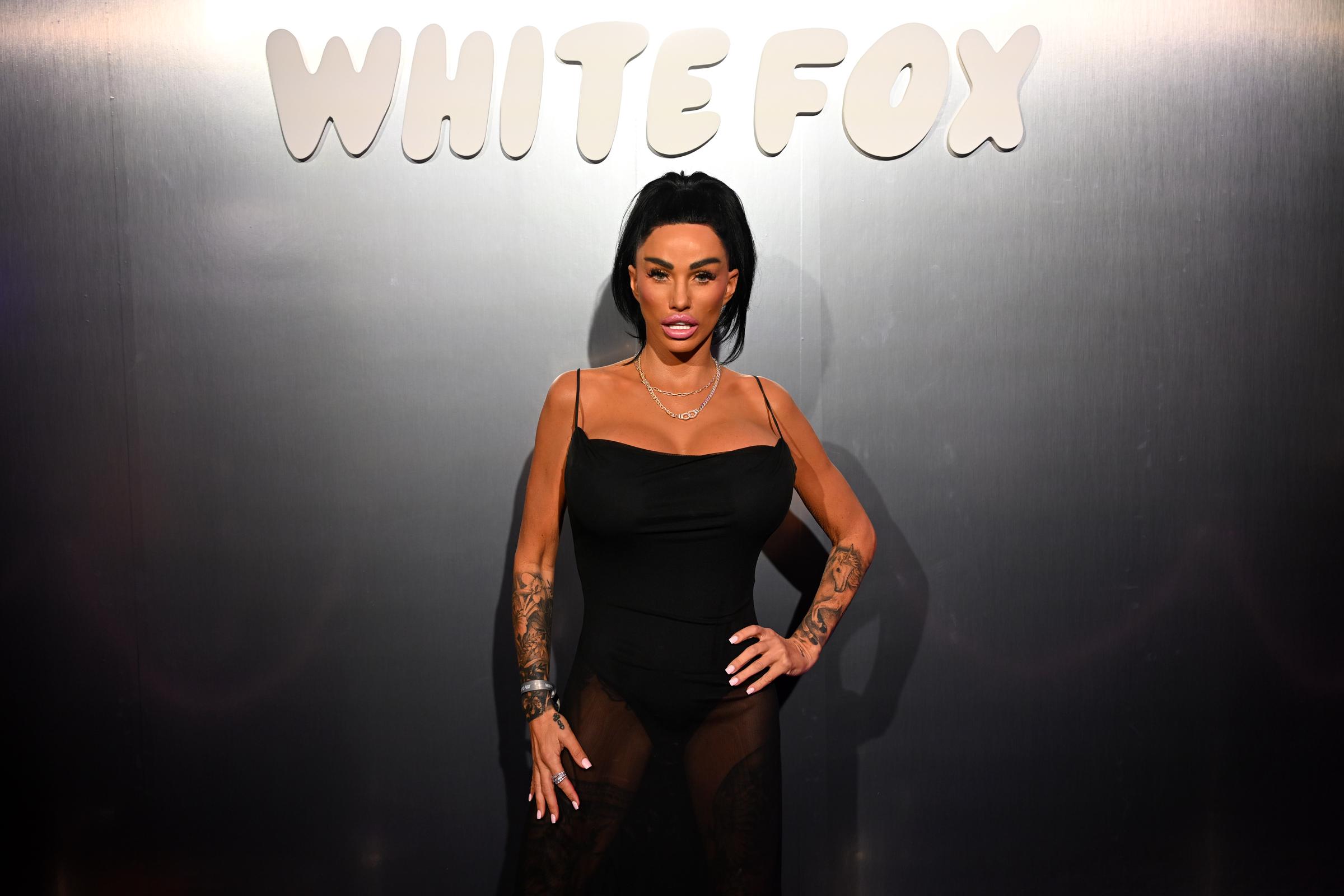 Katie Price attends The Future is White Fox Party on 19 September 2024 in London, England. | Source: Getty Images