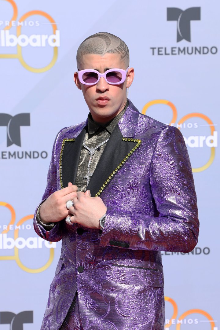 Bad Bunny at the Mandalay Bay Resort and Casino in Las Vegas, on April 26, 2018. | Source: Getty Images