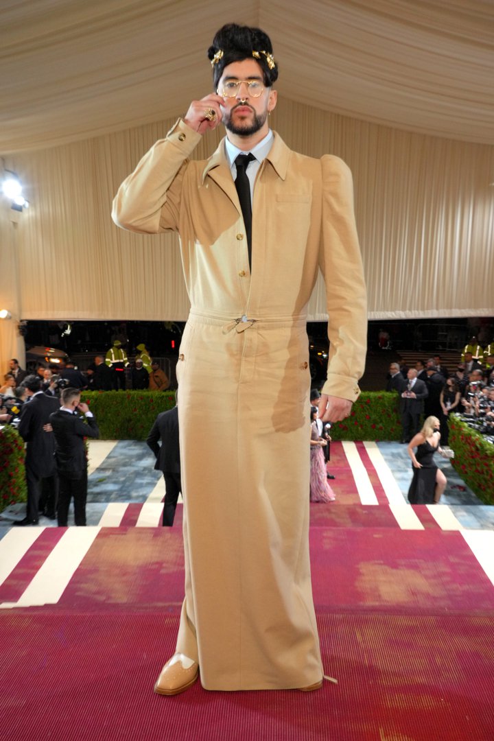 Bad Bunny arrives at The 2022 Met Gala Celebrating 