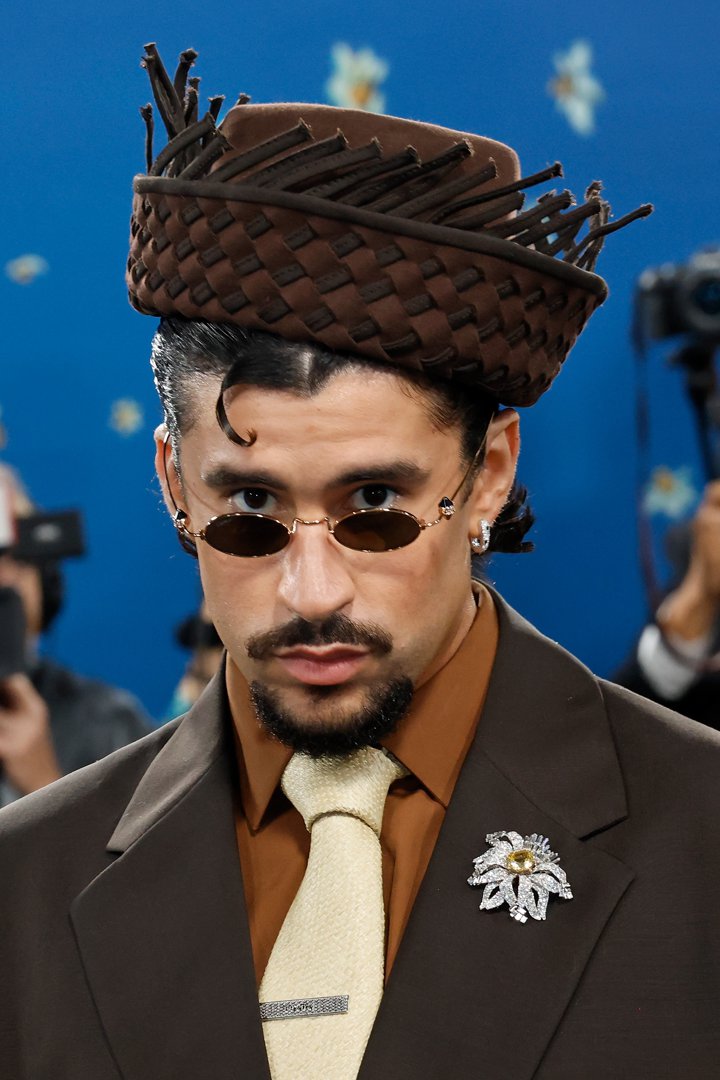 Bad Bunny is at the 2025 Met Gala Celebrating 