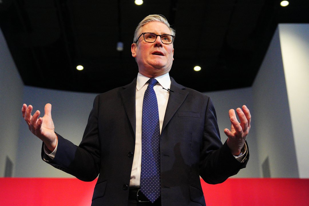 Sir Keir Starmer addresses Chinese and UK business delegations at House of UK reception in Shanghai, China, on January 30, 2026. | Source: Getty Images