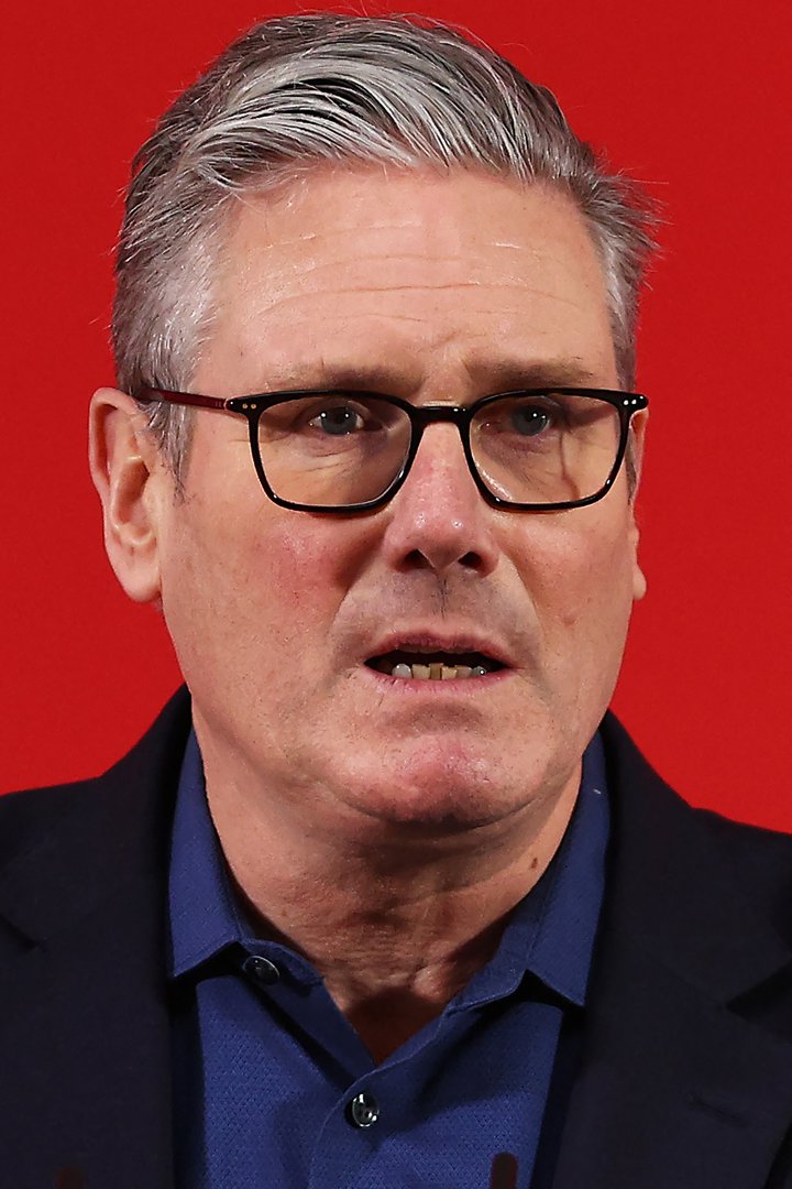 Sir Keir Starmer delivering a speech at Horntye Park Sports Complex on February 5, 2026, in England. | Source: Getty Images