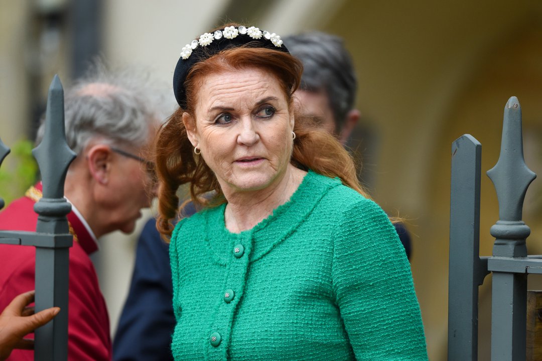 Sarah Ferguson attends the Easter Mattins Service at Windsor Castle on 31 March 2024 in Windsor, England. | Source: Getty Images