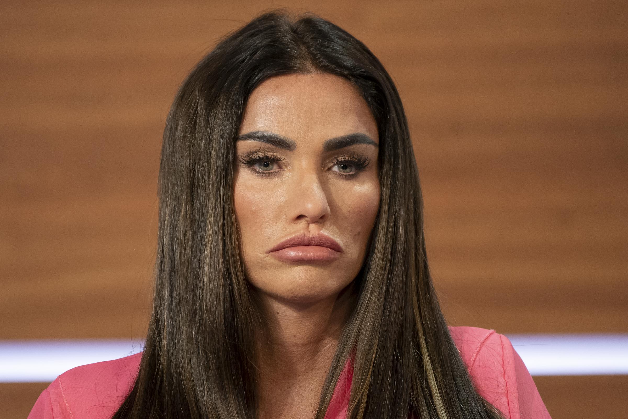 Katie Price during her appearance on