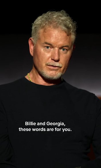 Eric Dane leaving a message for his daughters in